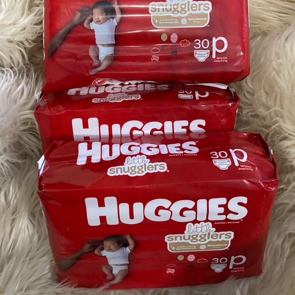Other Huggies Preemie Diapers 4 Packs Poshmark